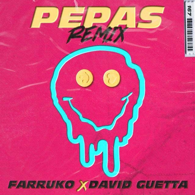 Portada del álbum "PEPAS (David Guetta Remix)", de Farruko