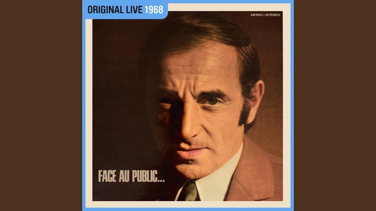 Portada del álbum "Face Au Public...", de Charles Aznavour