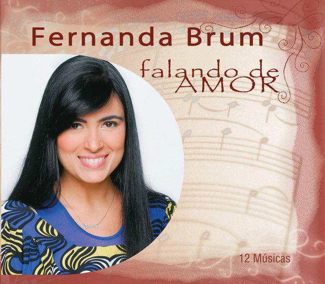 Capa do Álbum "Falando de Amor", de Fernanda Brum