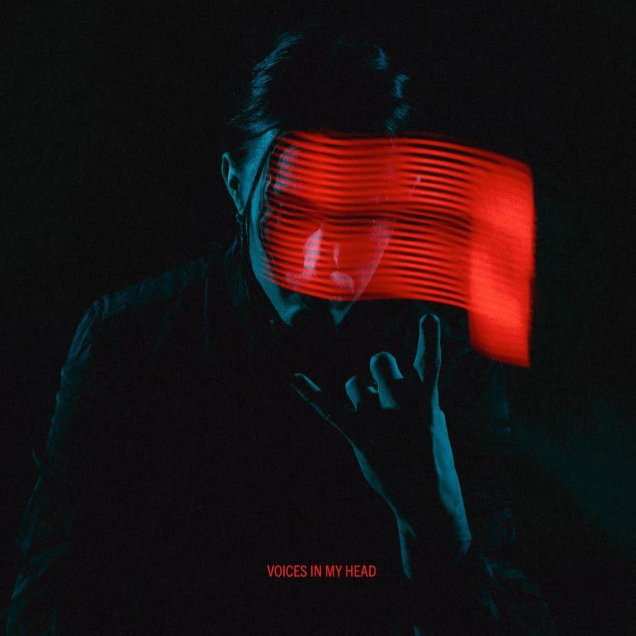 Portada de Sencillo/EP "Voices In My Head", de Falling In Reverse