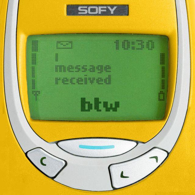 Single/EP cover of "btw" by SOFY