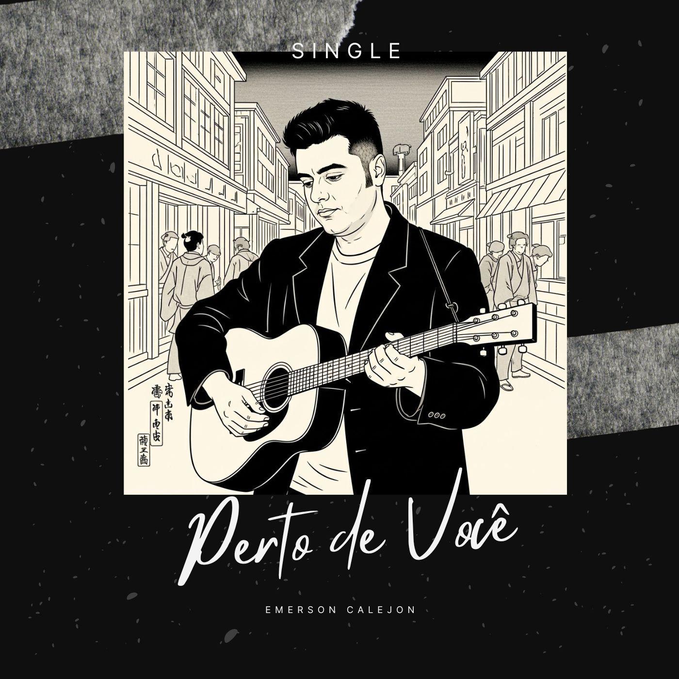 Album cover of "Perto de Você" by Emerson Calejon