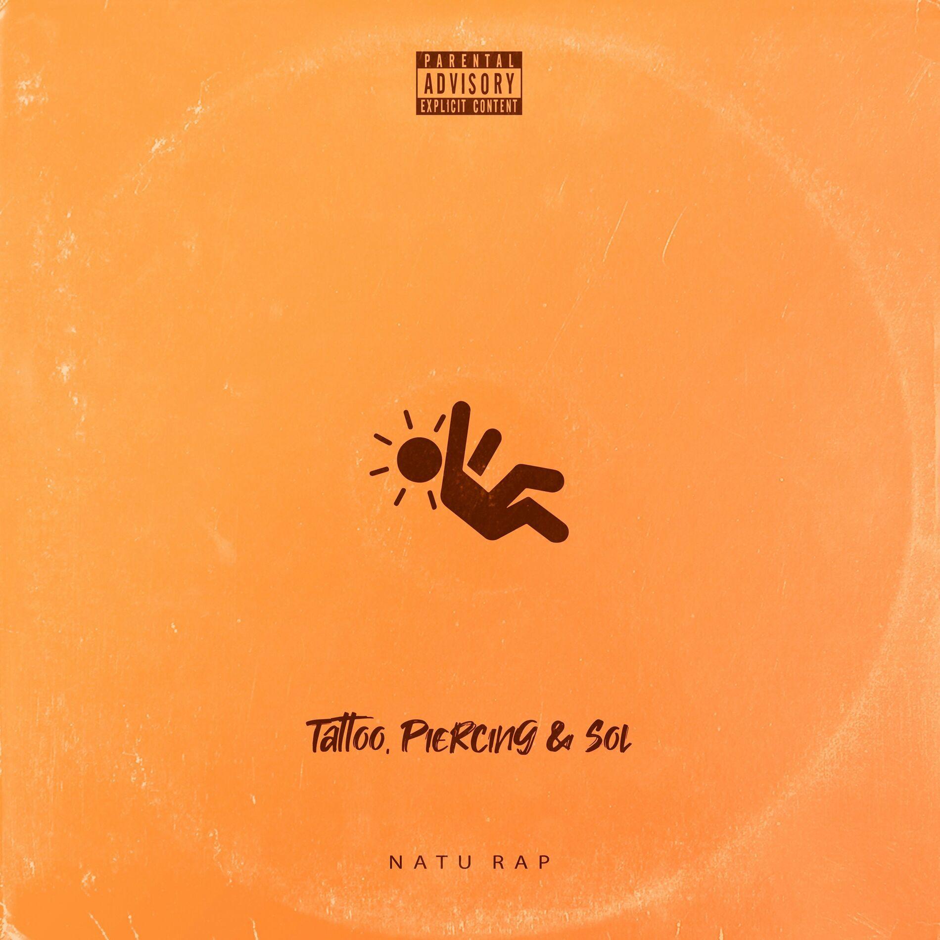 Capa do álbum "Tatto, Piercing & Sol", de Natu Rap