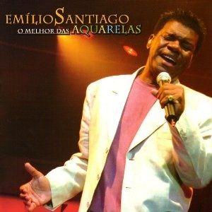 Capa do Álbum "O Melhor Das Aquarelas (Ao Vivo)", de Emílio Santiago