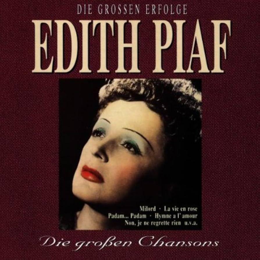 Capa do Álbum "Die Grossen Erfolge", de Édith Piaf