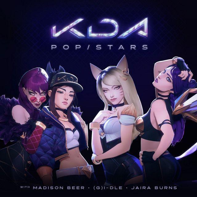 Portada de Sencillo/EP "POP/STARS", de K/DA