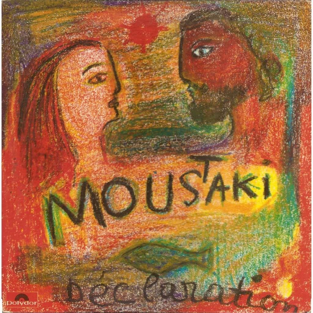 Portada de Álbum "Déclaration", de Georges Moustaki