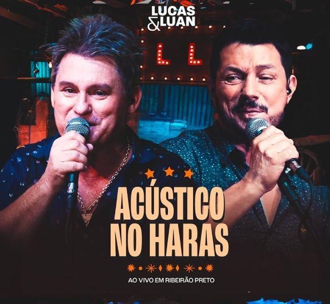 Capa do Álbum "Acústico No Haras (Ao Vivo Em Ribeirão Preto)", de Lucas e Luan