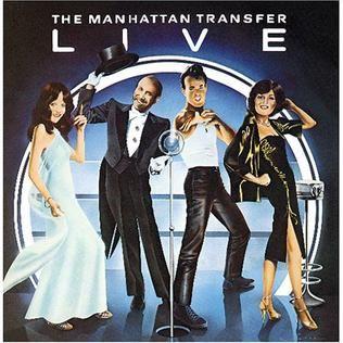 Capa do Álbum "Live", de The Manhattan Transfer