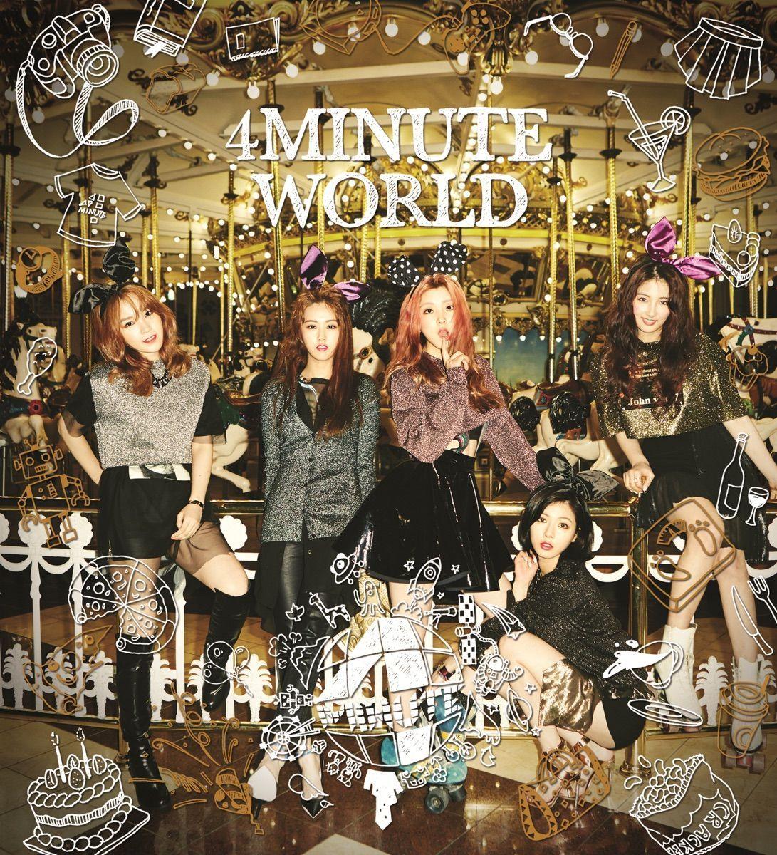 Capa do Single/EP "4Minute WORLD", de 4Minute