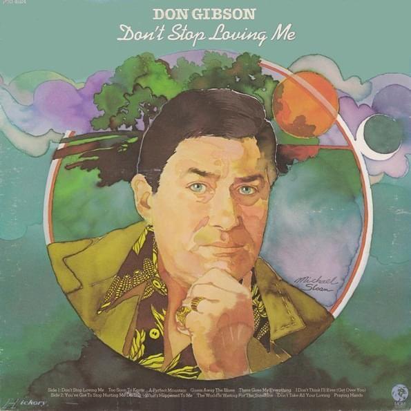 Capa do Álbum "Don't Stop Loving Me", de Don Gibson