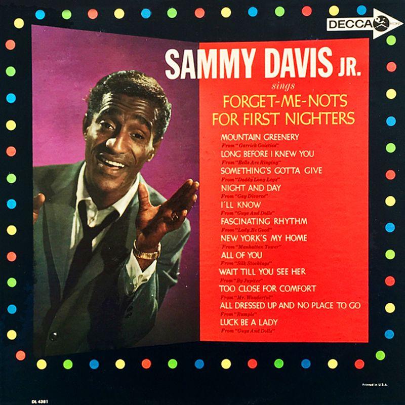 Portada de Álbum "Forget-me-nots For First Nighters", de Sammy Davis Jr.