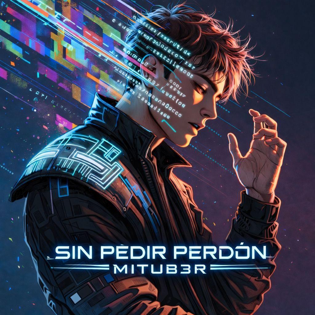 Capa do álbum "Sin Pedir Perdón", de MITUB3R