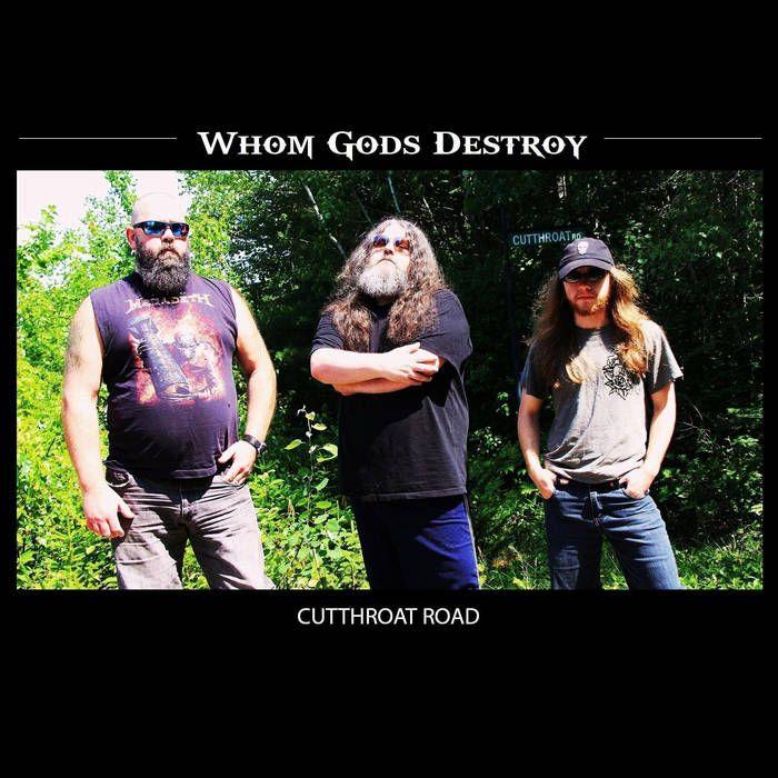 Portada de Sencillo/EP "Cutthroat Road", de Whom Gods Destroy