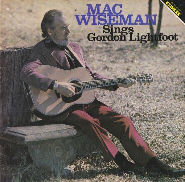 Capa do álbum "Sings Gordon Lightfoot", de Mac Wiseman