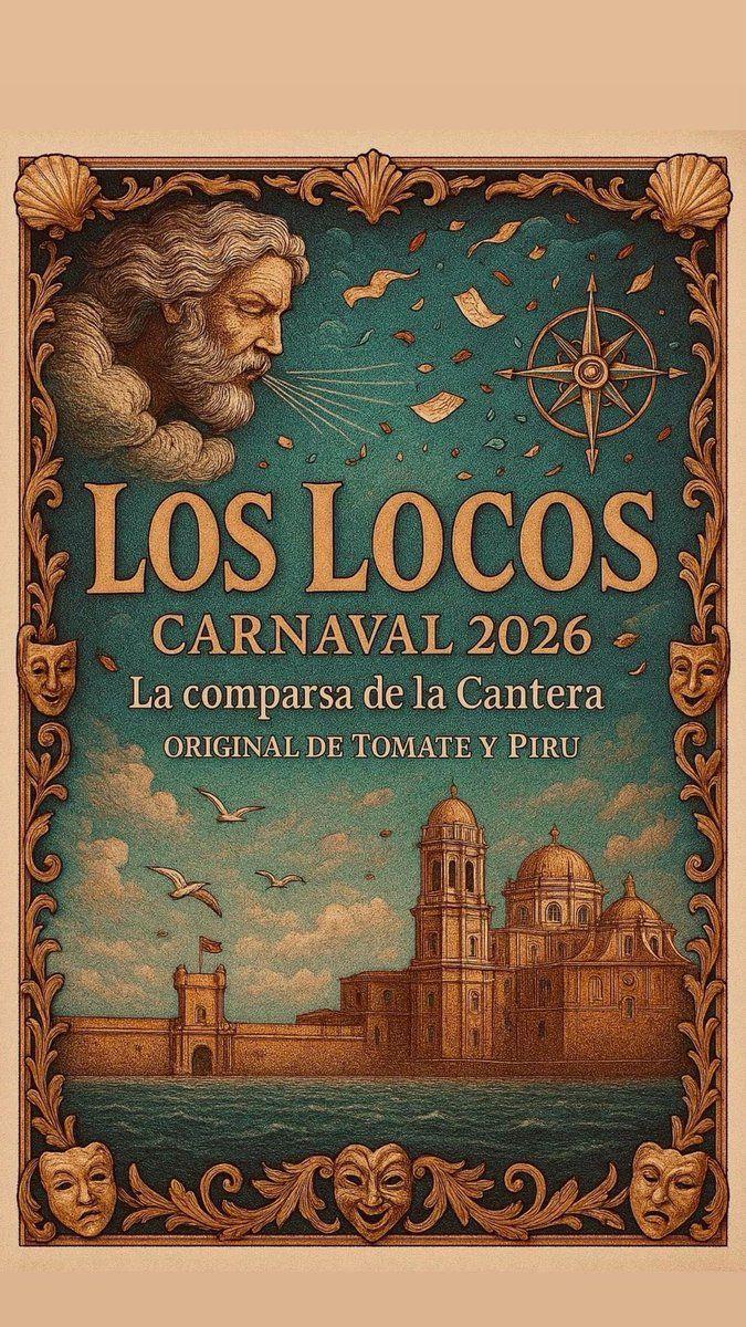 Portada de Álbum "Comparsa Los locos", de La Comparsa de la Cantera