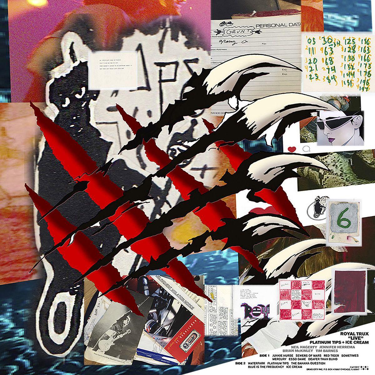 Portada de Álbum "Platinum Tips Ice Cream", de Royal Trux