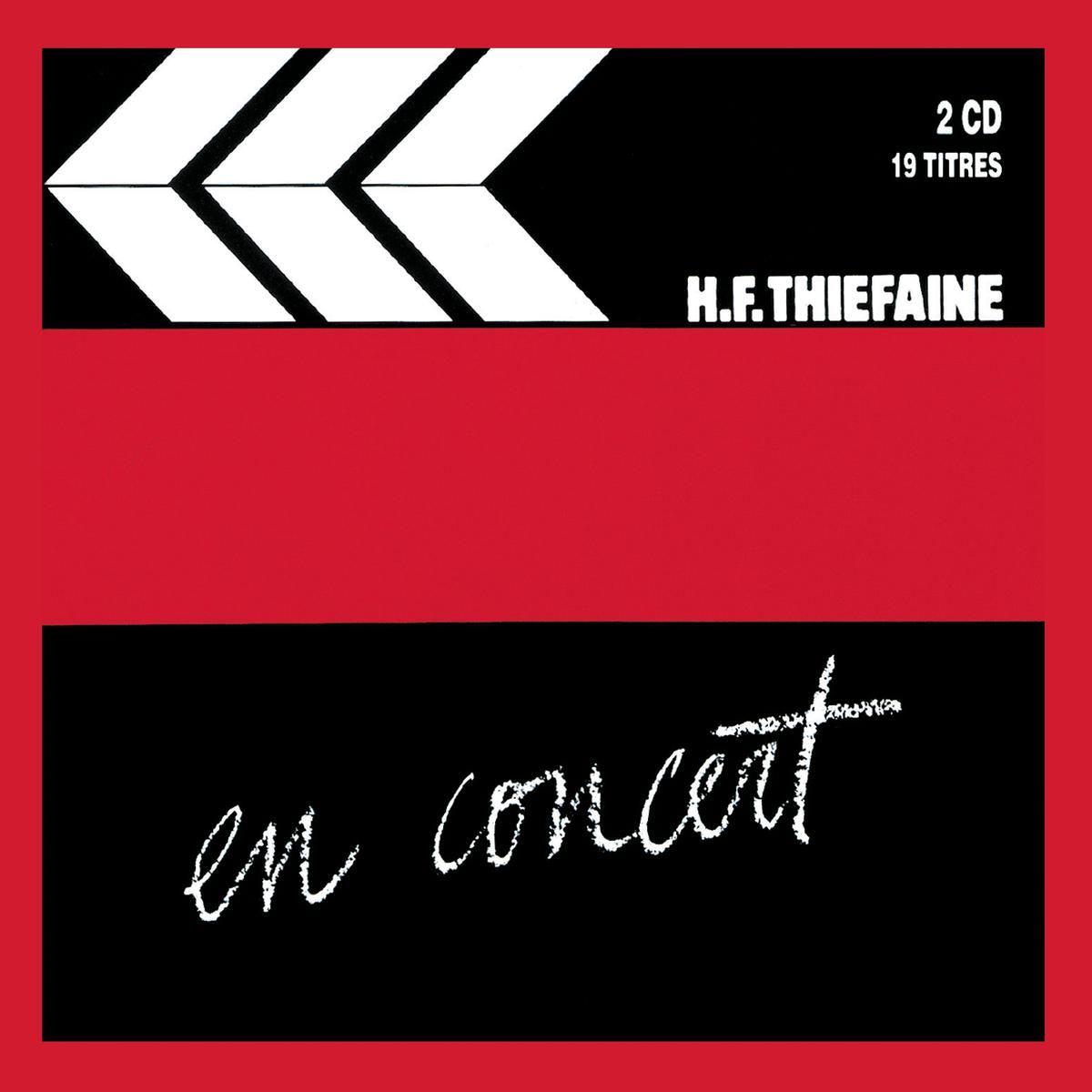 Portada de Álbum "En Concert", de Hubert-Félix Thiéfaine