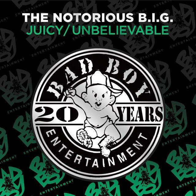 Portada de Sencillo/EP "Juicy / Unbelievable", de The Notorious B.I.G.