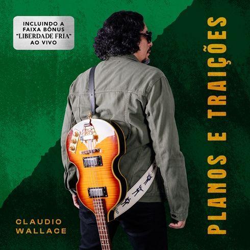 Single/EP cover of "Planos e Traições" by Claudio Wallace