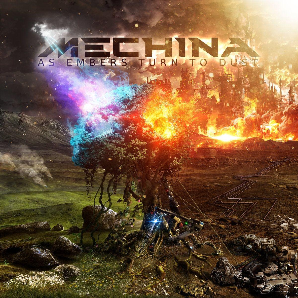 Capa do Álbum "As Embers Turn To Dust", de Mechina