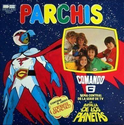 Portada de Álbum "Comando G", de Parchís