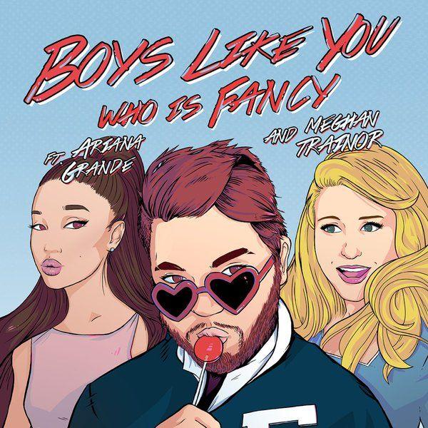 Album cover of "Boys Like You" by Ariana Grande