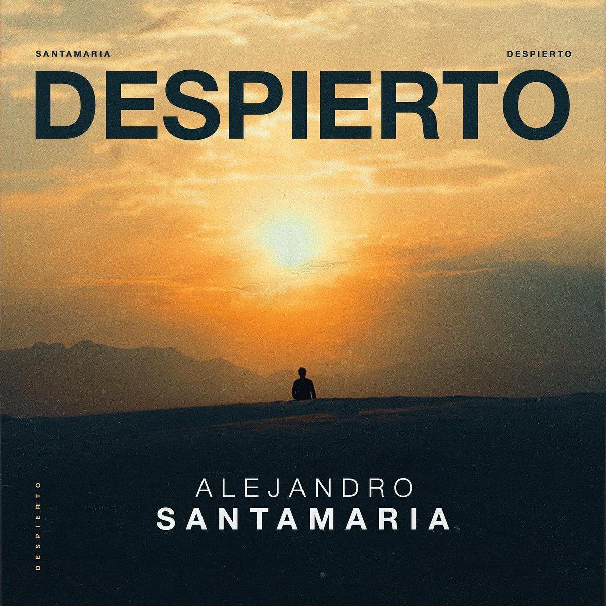 Portada de Álbum "Despierto", de Alejandro Santamaria
