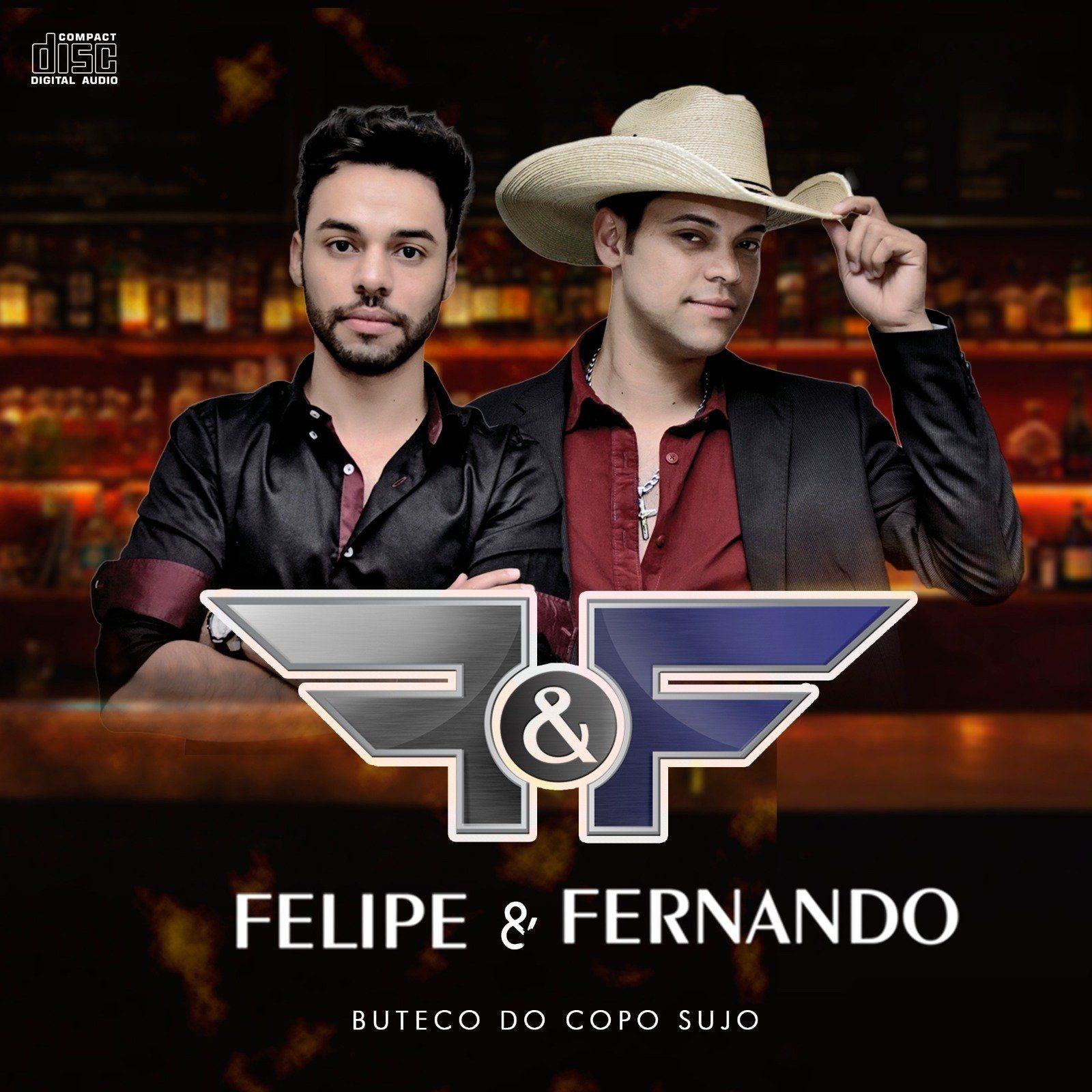 Capa do Álbum "Buteco do Copo Sujo", de Felipe e Fernando Lins