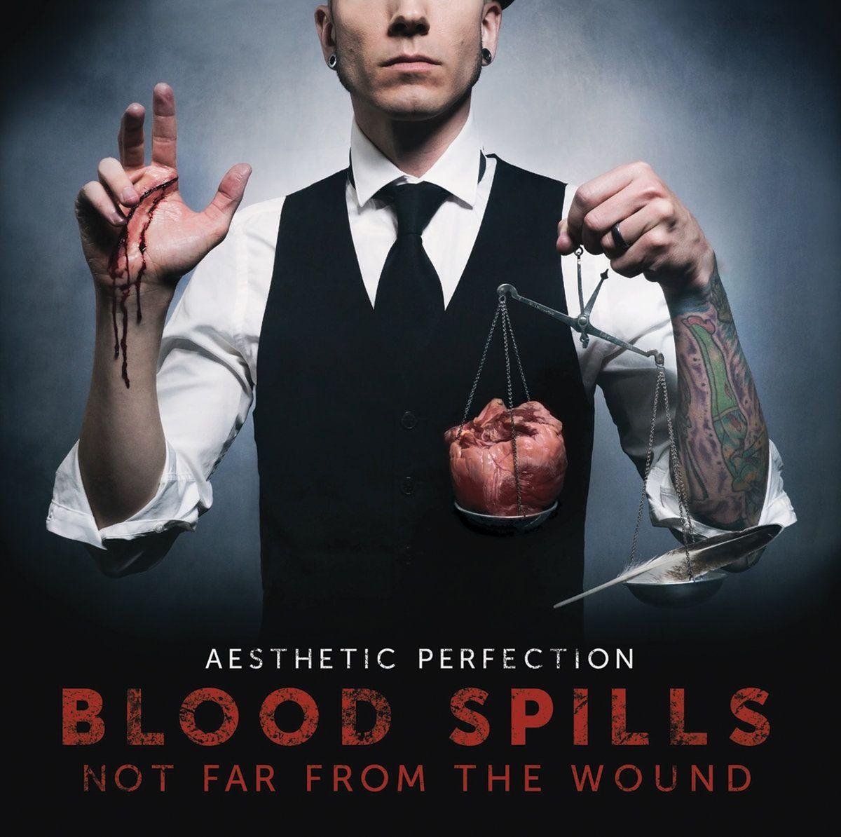 Capa do Álbum "Blood Spills Not Far From The Wound", de Aesthetic Perfection