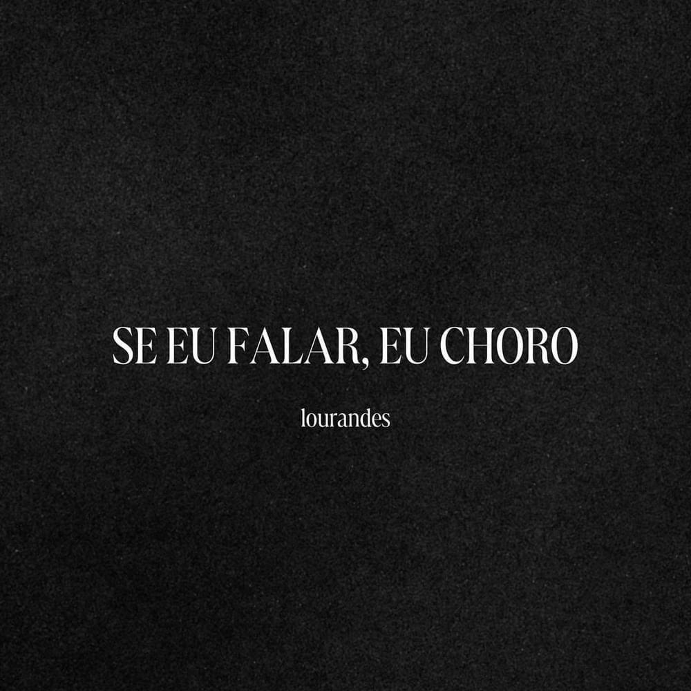 Capa do álbum "Se eu falar, eu choro", de Lourandes