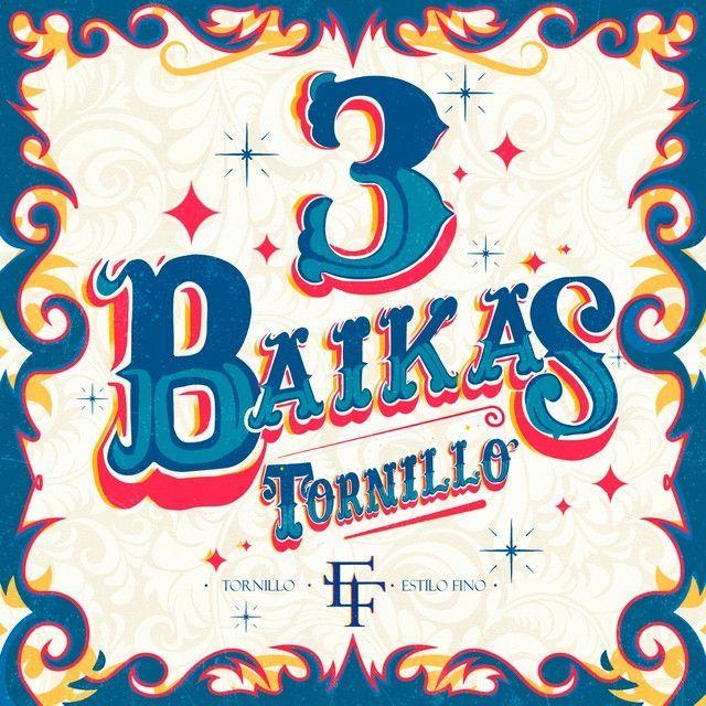 Portada de Sencillo/EP "3 Baikas", de Tornillo