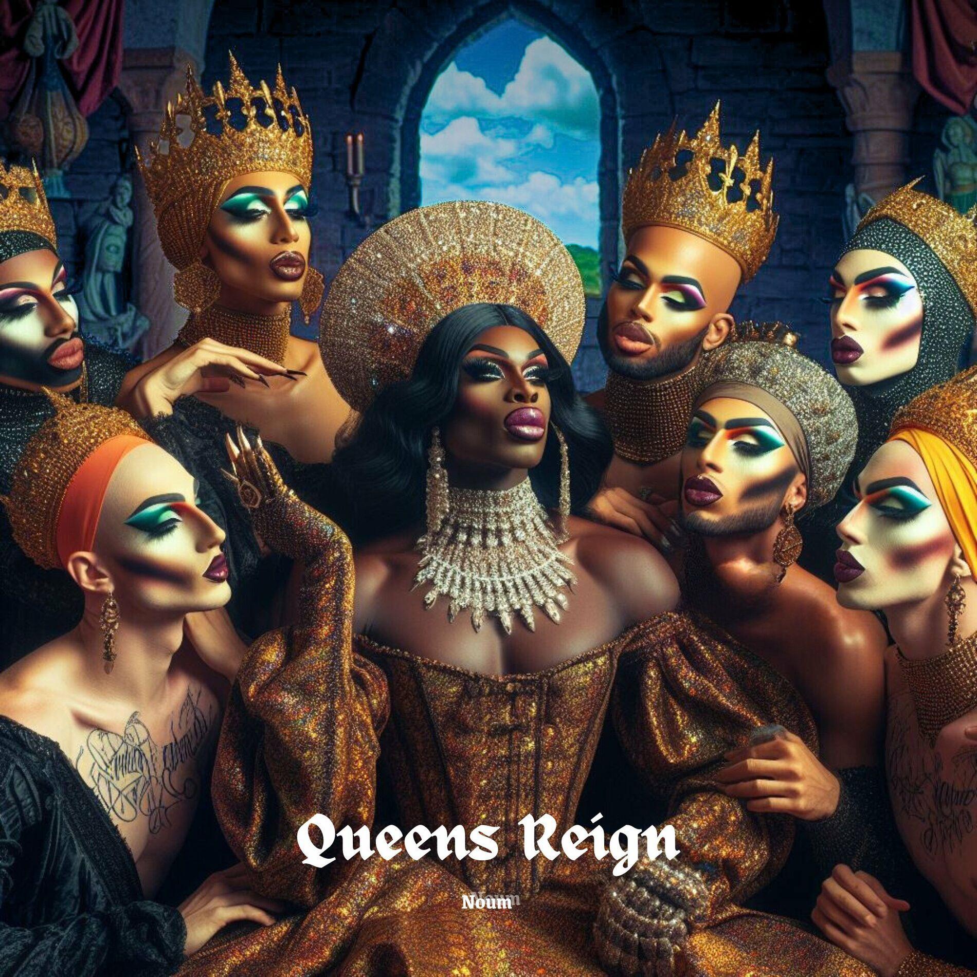 Portada de Sencillo/EP "Queens Reign", de NOUM