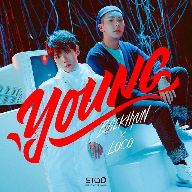 Portada de Sencillo/EP "YOUNG", de BAEKHYUN