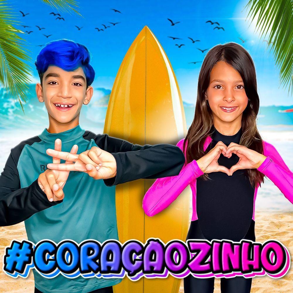 Portada de Sencillo/EP "#Coraçãozinho ", de Lucas Rocha (Família Rocha)