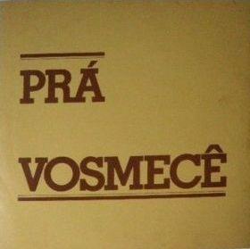 Portada de Álbum "Pra Vosmecê", de Adauto Santos