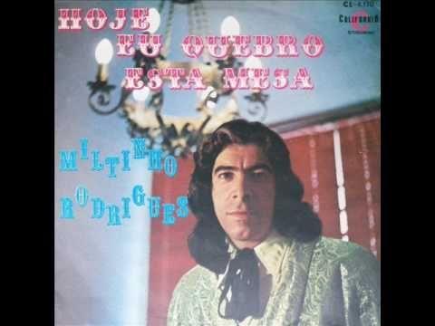 Portada de Álbum "Hoje Eu Quero Esta Mesa", de Miltinho Rodrigues