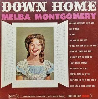 Capa do Álbum "Down Home", de Melba Montgomery