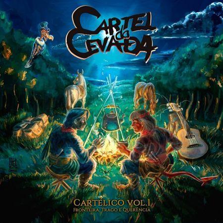 Capa do Álbum "Cartélico Vol. 1: Fronteira, Trago e Querência", de Cartel da Cevada