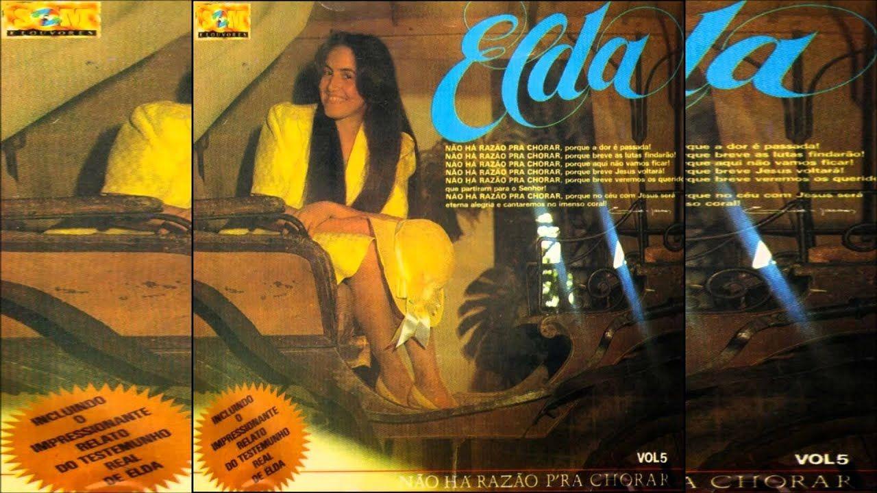Capa do Álbum "Não Há Razão Pra Chorar", de Elda Marcon