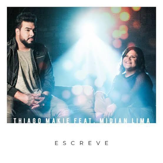 Capa do Single/EP "Escreve (part. Midian Lima)", de Thiago Makie