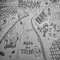 Capa do Álbum "Busão Das Trevas", de Abakath