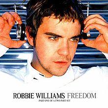 Portada del álbum "Freedom", de Robbie Williams