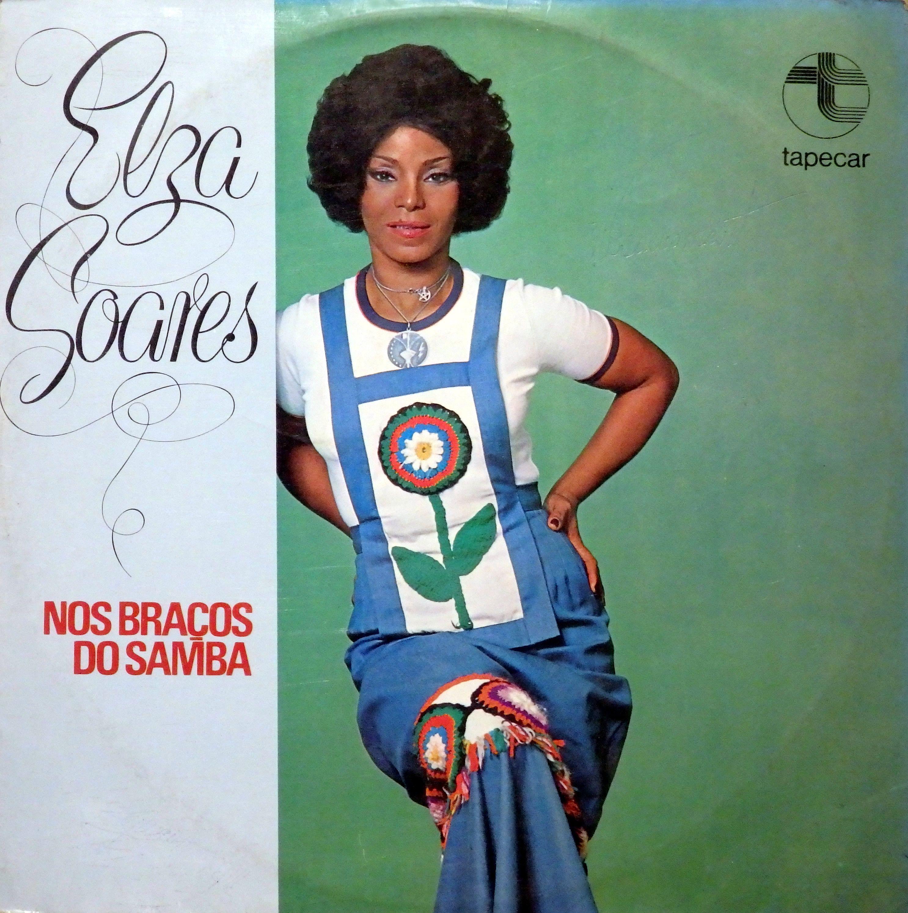 Capa do álbum "Nos Braços do Samba", de Elza Soares