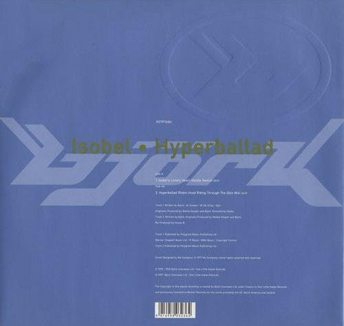 Capa do álbum "Isobel / Hyperballad", de Björk