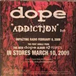 Single/EP cover of "Addiction" by Dope