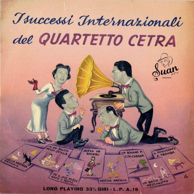 Portada de Álbum "I Successi Internazionali Del Quartetto Cetra", de Quartetto Cetra