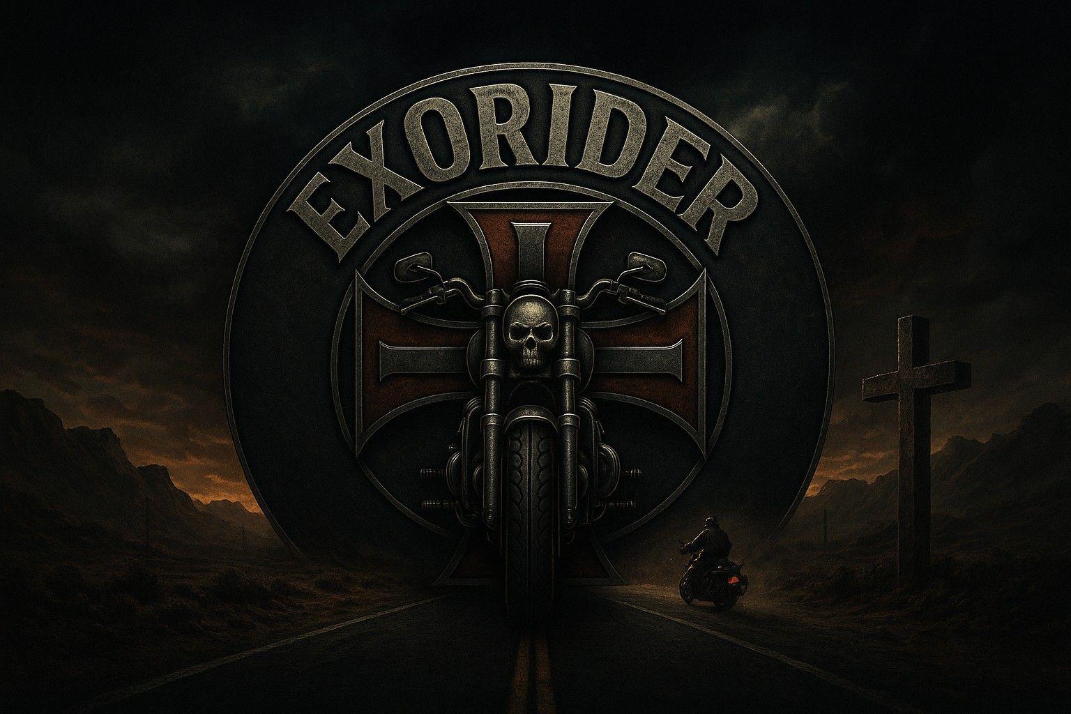 Portada de Álbum "Aço e Cruz", de Exorider