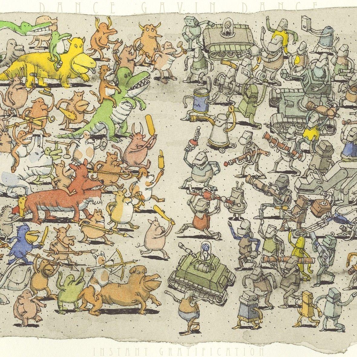 Capa do Álbum "Instant Gratification", de Dance Gavin Dance