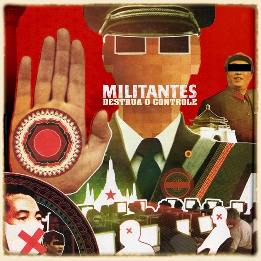 Capa do Álbum "Destrua o Controle", de Militantes